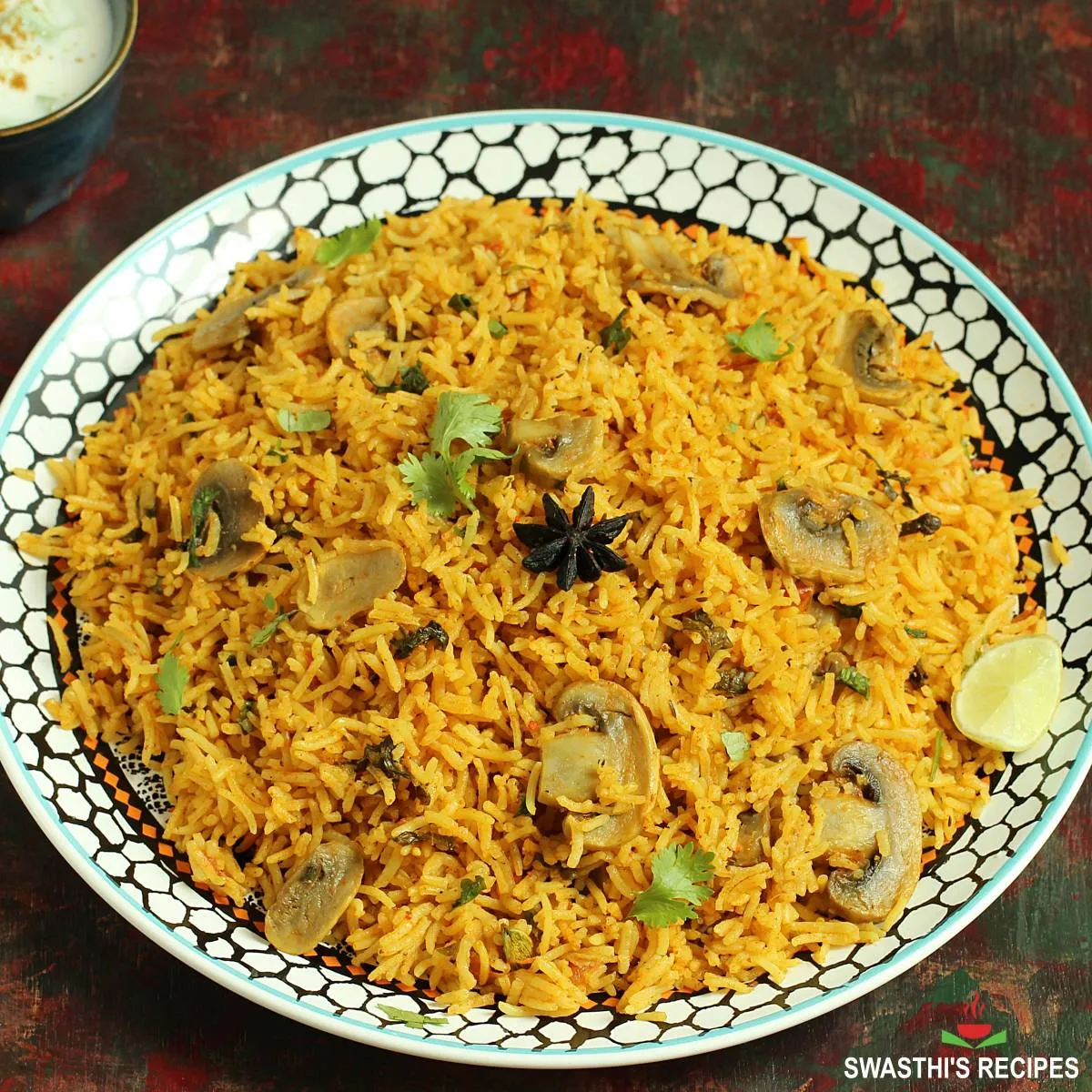 Mushroom Biryani Recipe